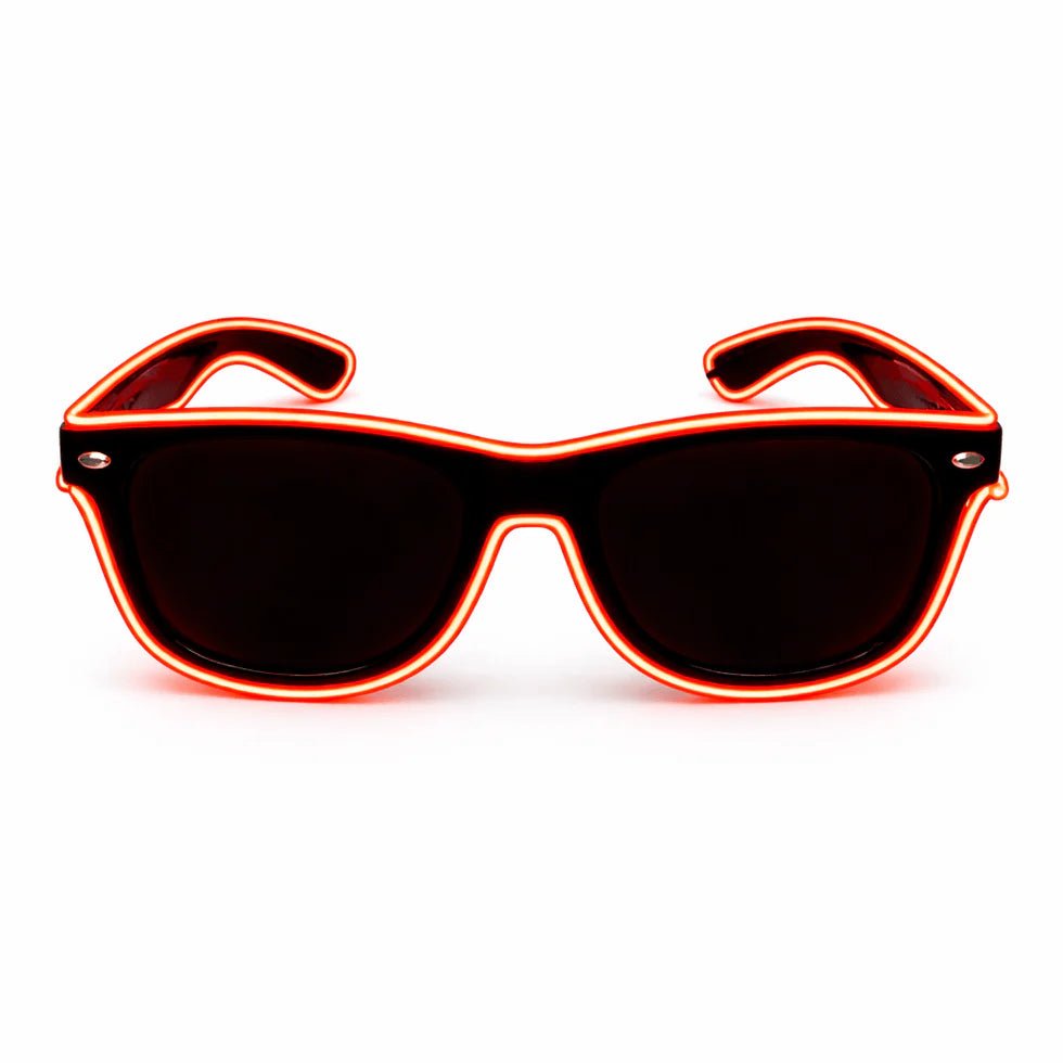 LED - Neonbrille Rot - FestivalStuff