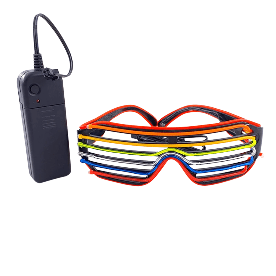 LED Party Brille bunt - FestivalStuff