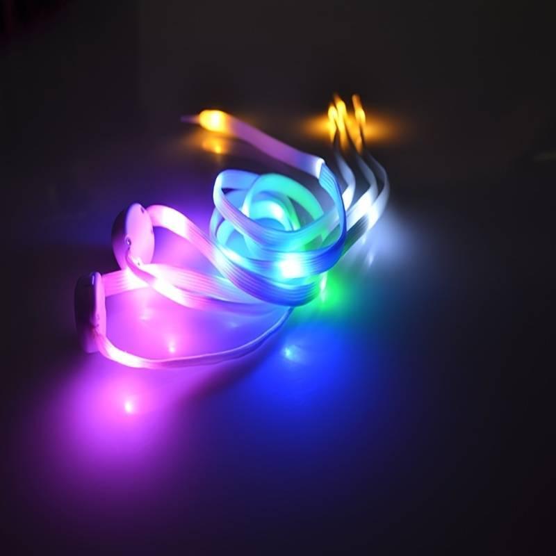 LED Schnürsenkel in verschiedenen Farben - FestivalStuff