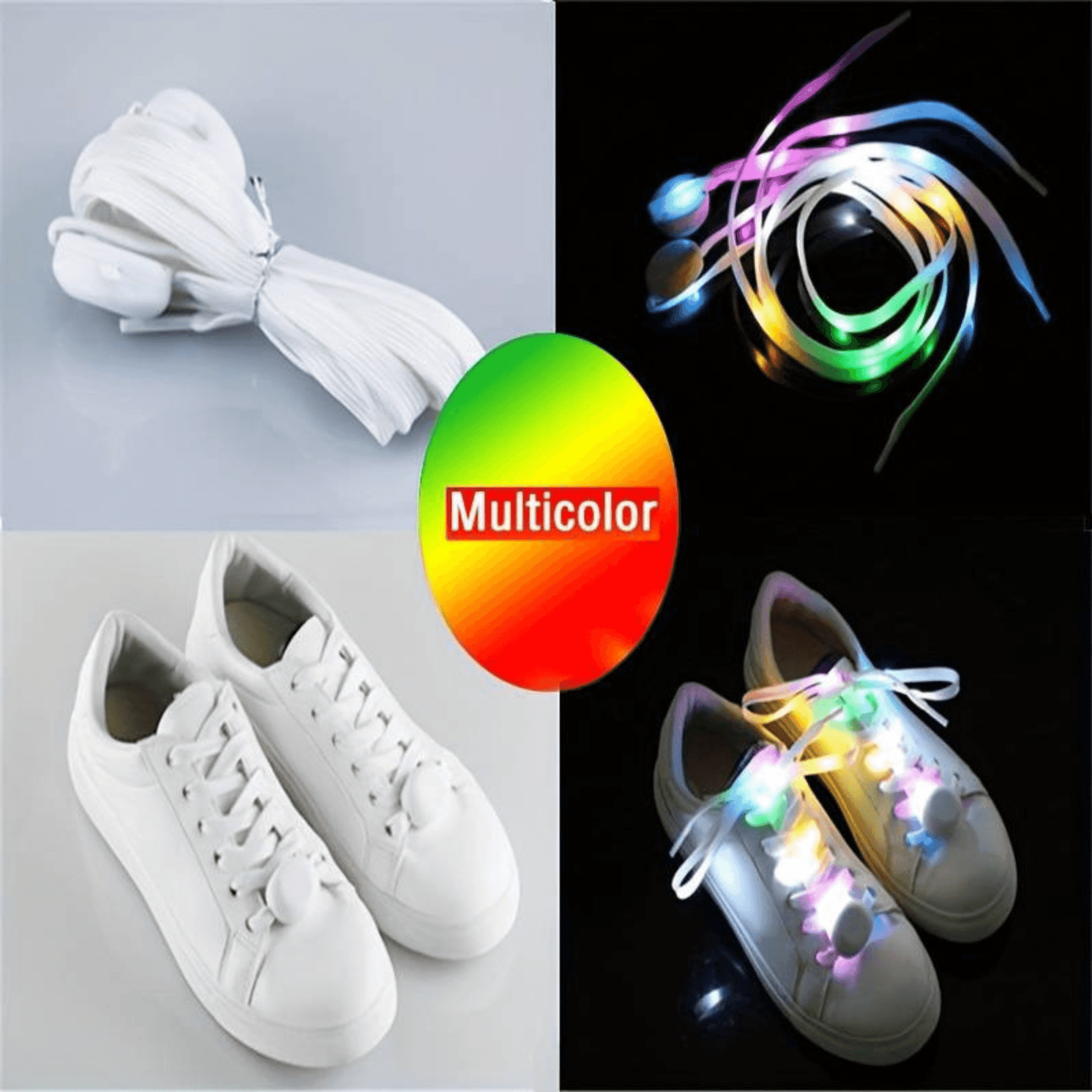 LED Schnürsenkel in verschiedenen Farben - FestivalStuff