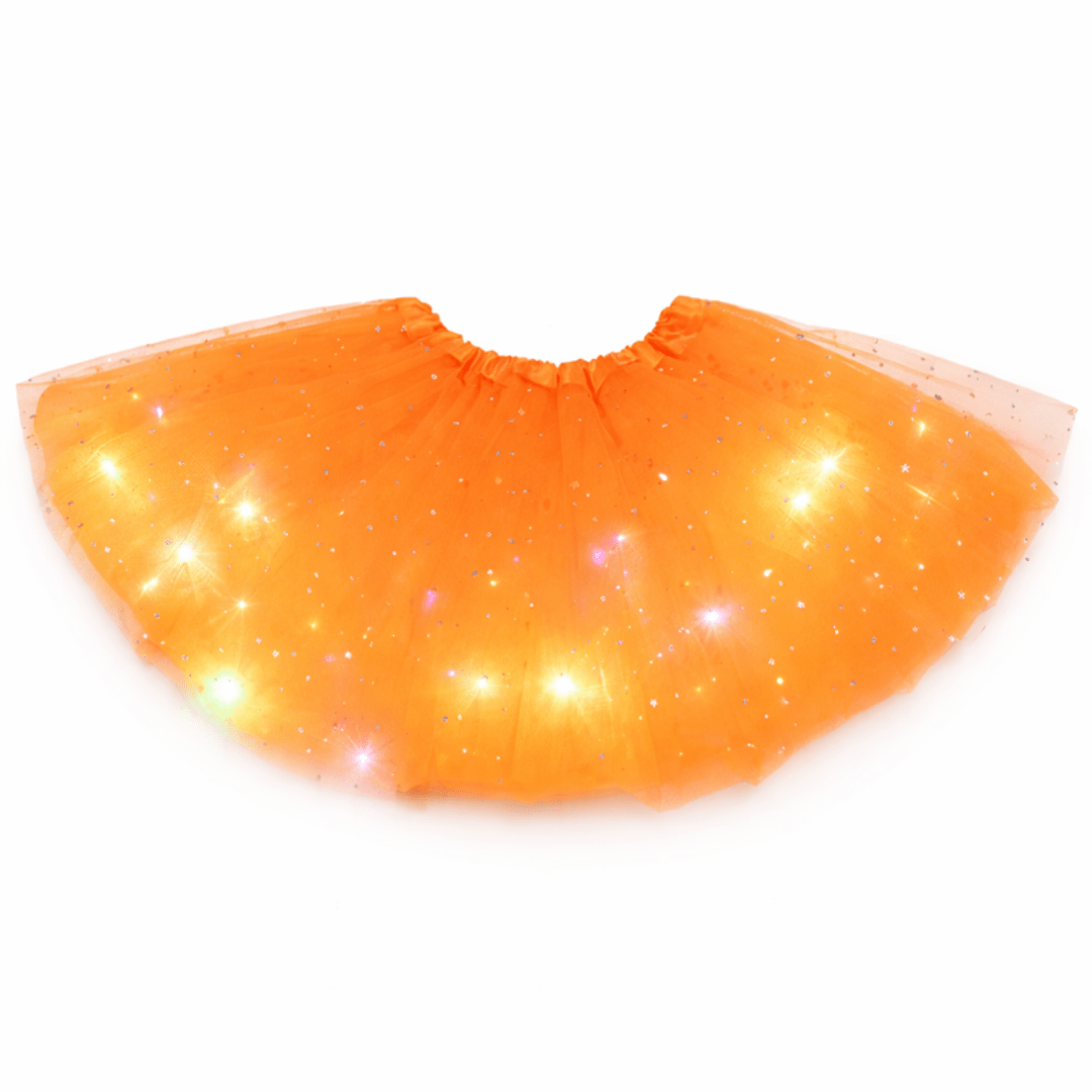 LED Tüllrock Orange - FestivalStuff