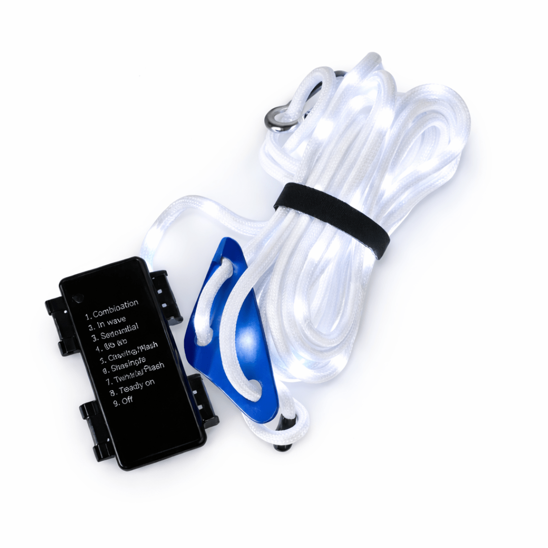 LED Zeltspannleine Weiß - FestivalStuff