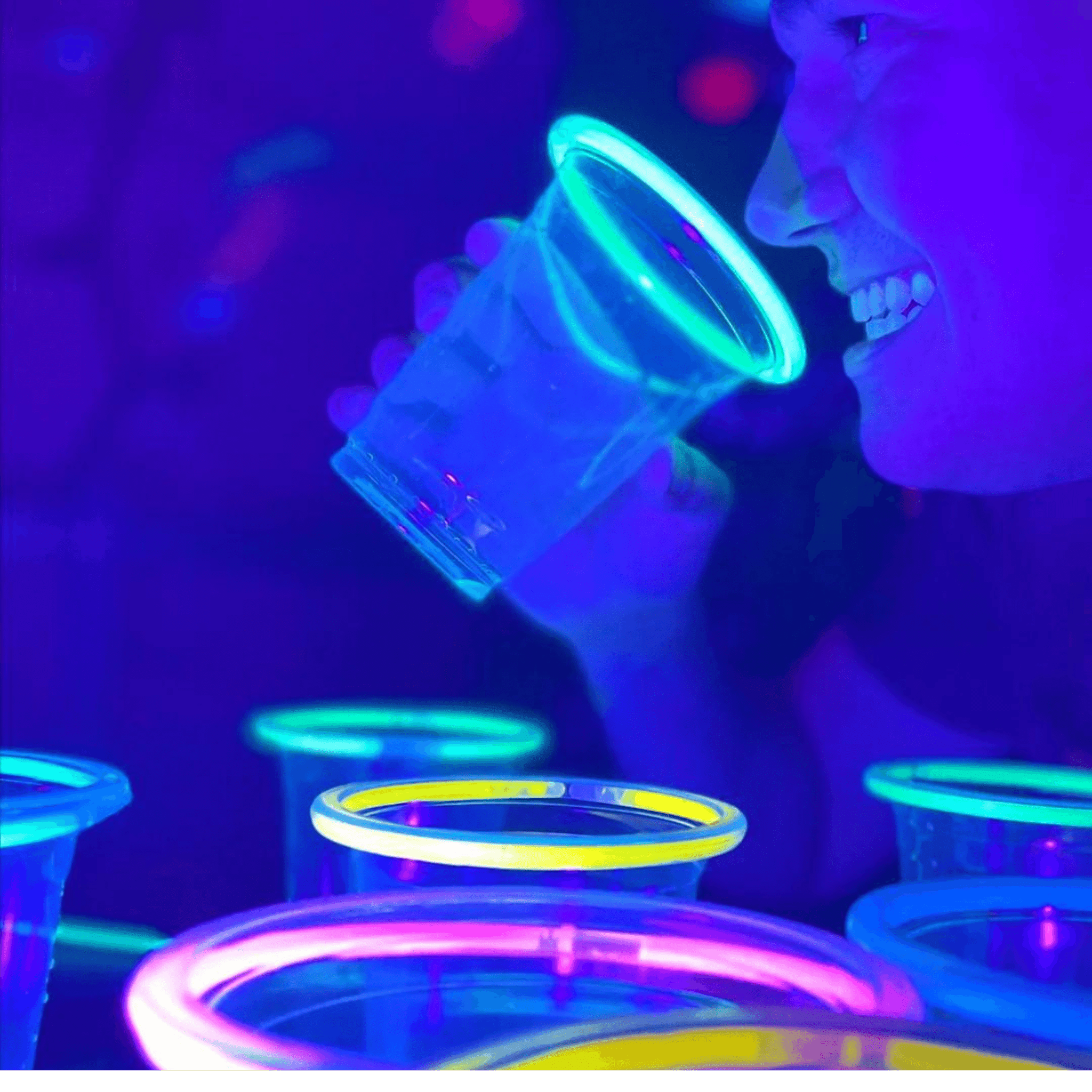 Leuchtende Beer - Pong Becher (20x) - FestivalStuff