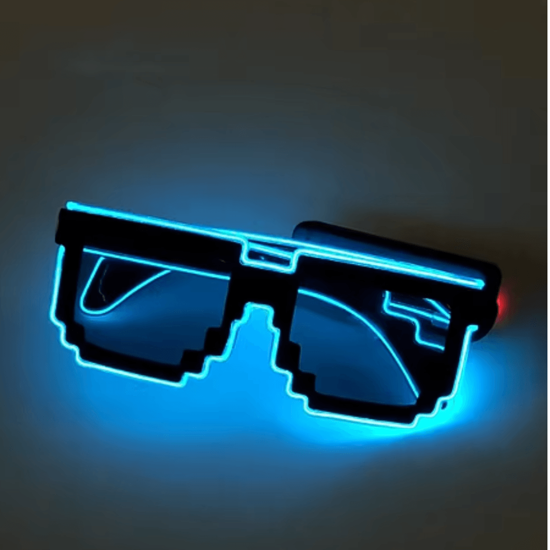 Leuchtende PIXEL Brille - FestivalStuff