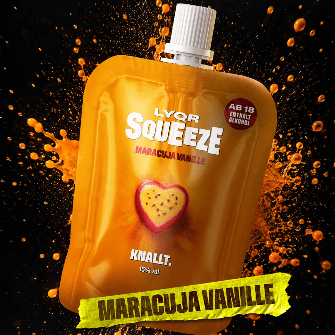 LYQR SQUEEZE Maracuja Vanille 30ml – Festival Shot - FestivalStuff