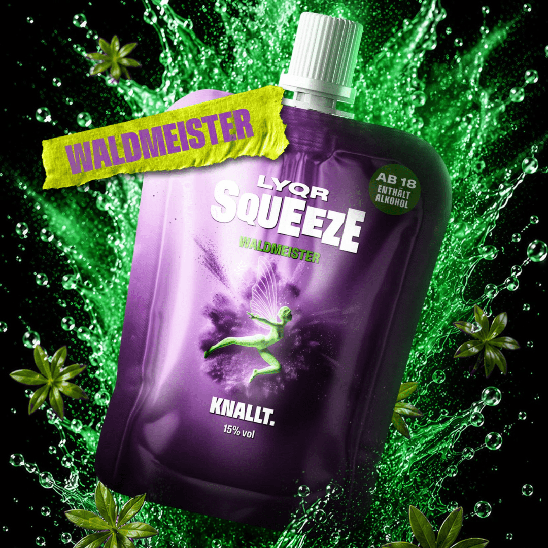 LYQR SQUEEZE Waldmeister 30ml – Festival Shot - FestivalStuff