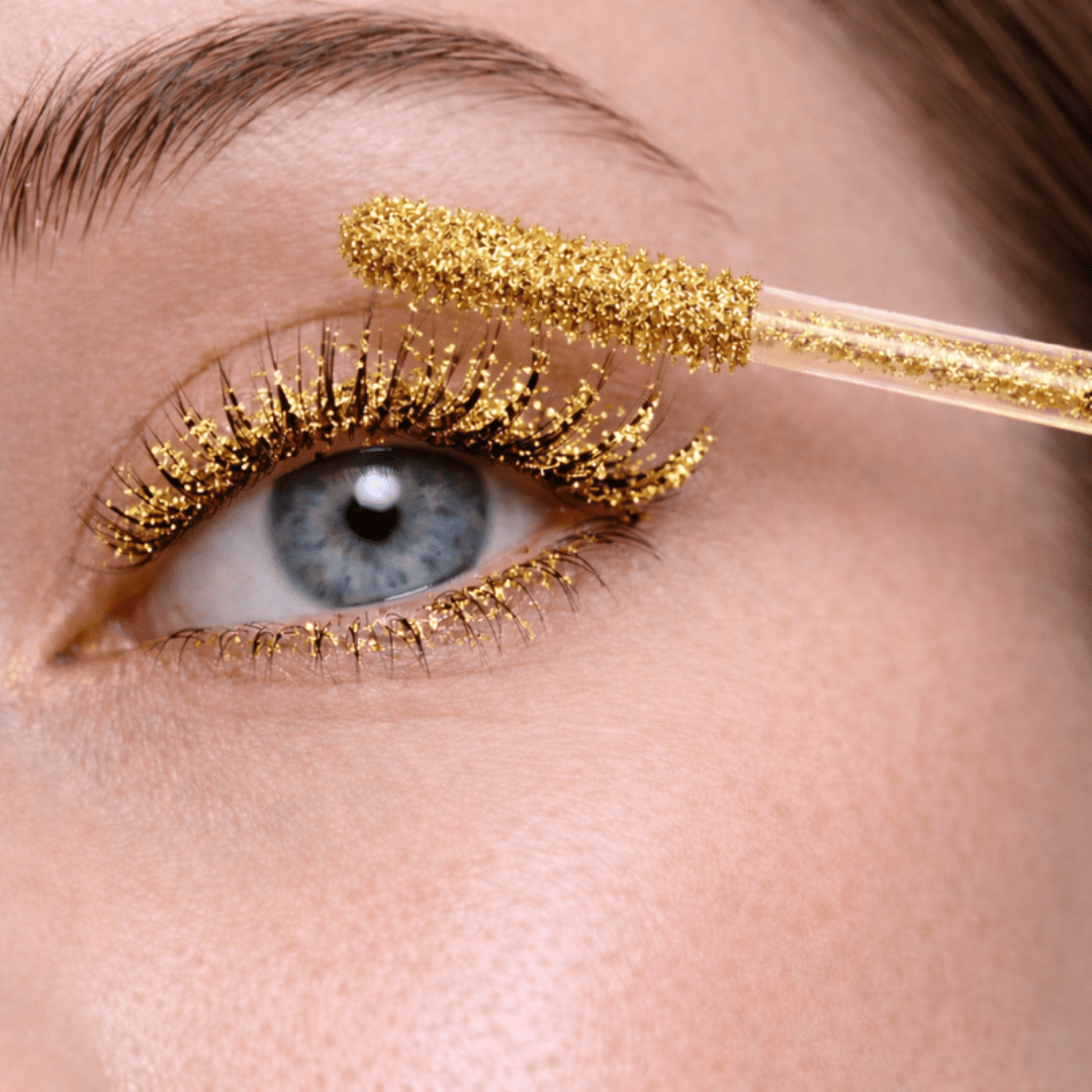 Mascara glitzernd Gold - FestivalStuff