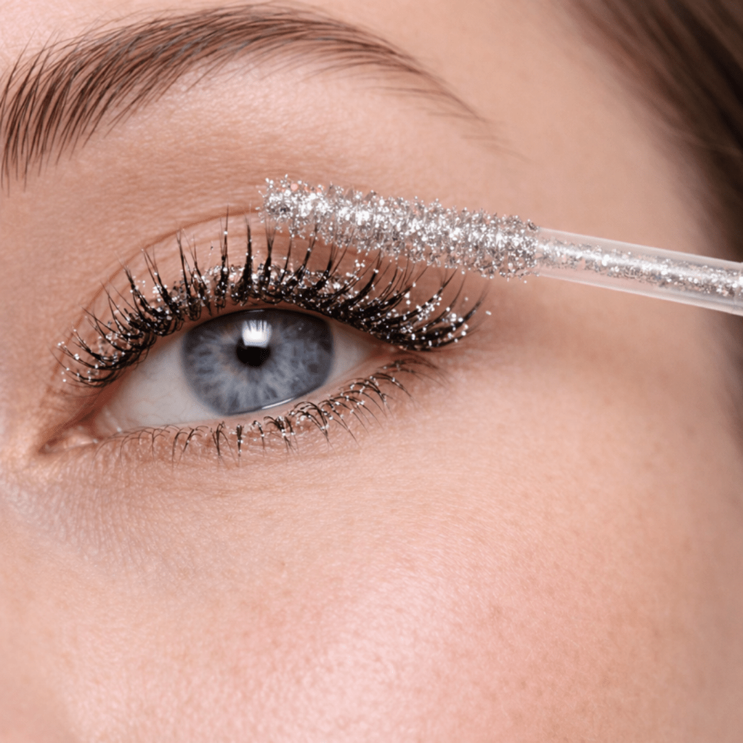 Mascara glitzernd Silber - FestivalStuff
