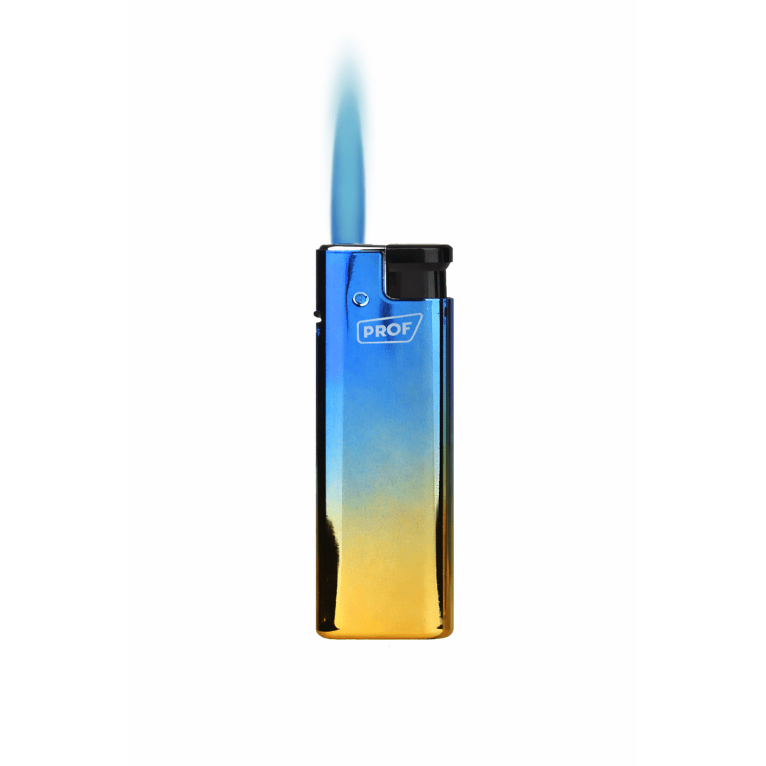 Metall Jet Feuerzeug Blau - FestivalStuff