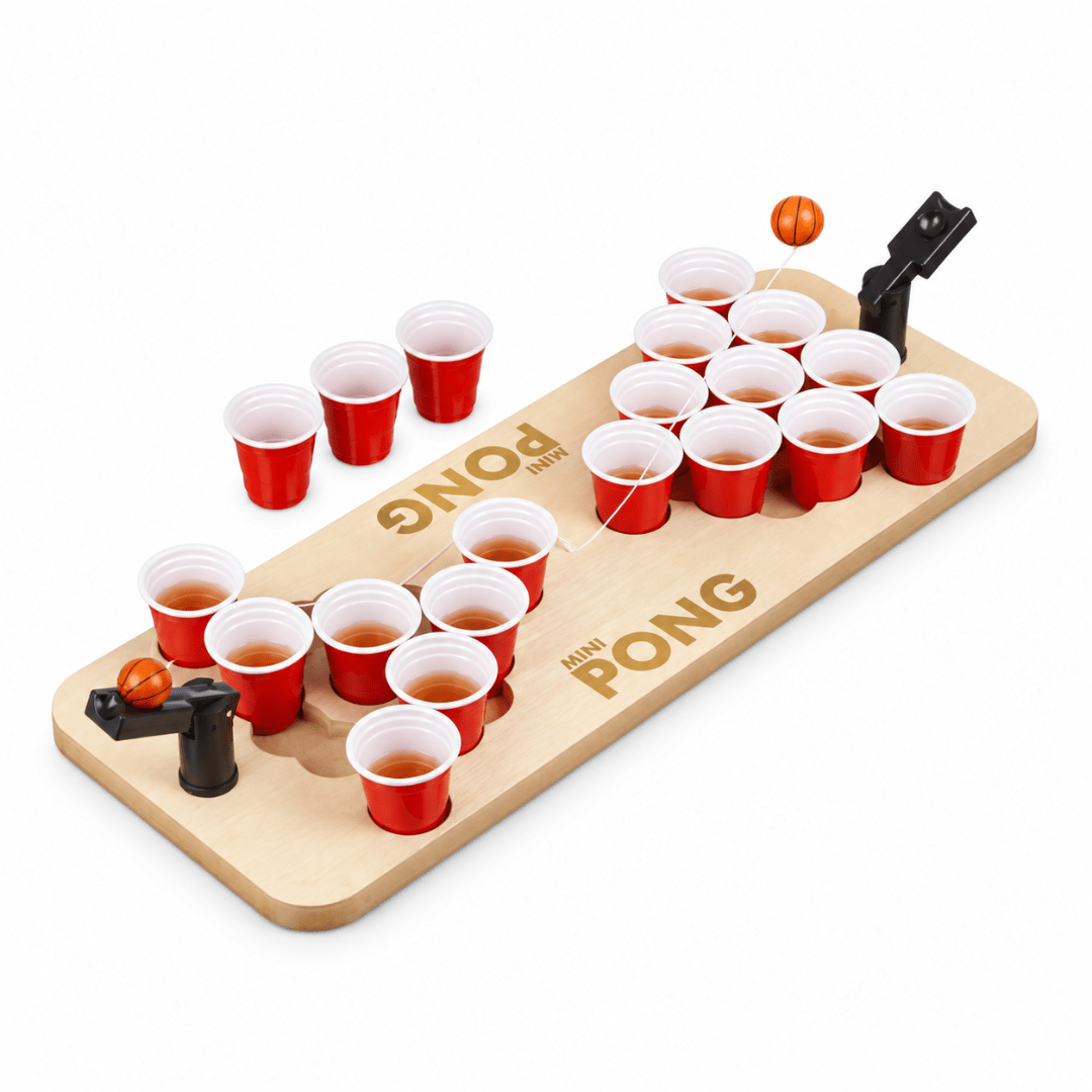 Mini Beer Pong Festival Trinkspiel mit Katapult - FestivalStuff