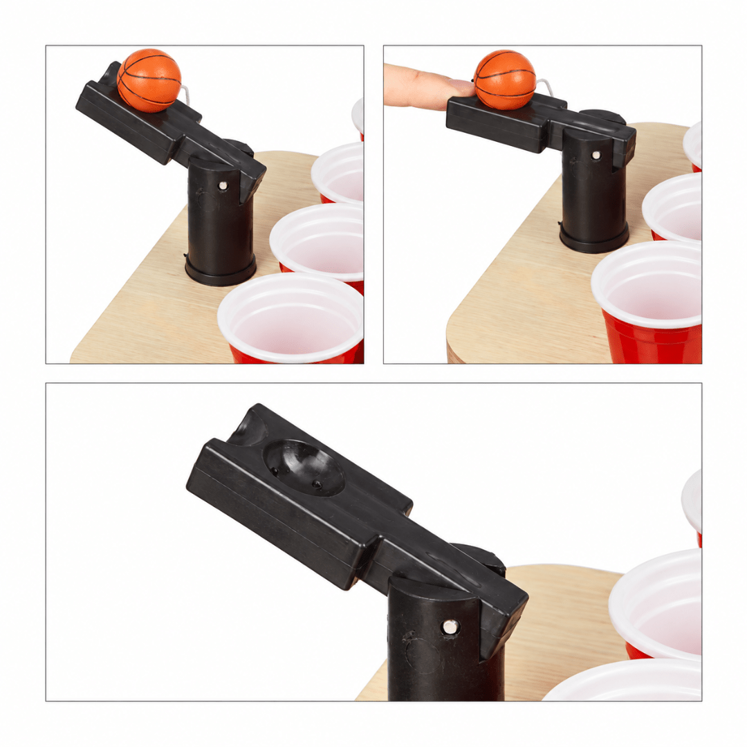 Mini Beer Pong Festival Trinkspiel mit Katapult - FestivalStuff