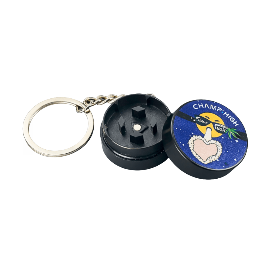 Mini Grinder 30mm mit Schlüsselanhänger Moon - FestivalStuff