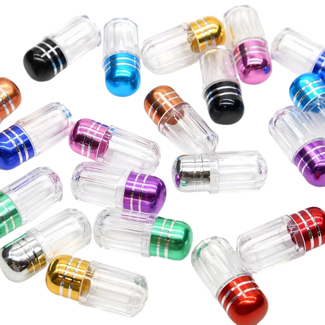 Mini Schraubkapsel Transparent - FestivalStuff