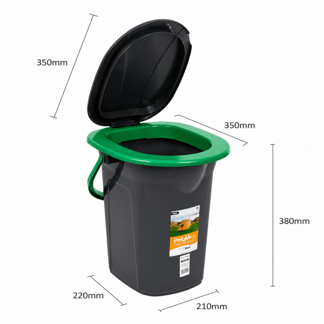 Mobile Festival Toilette 19L – Tragbare Eimertoilette - FestivalStuff