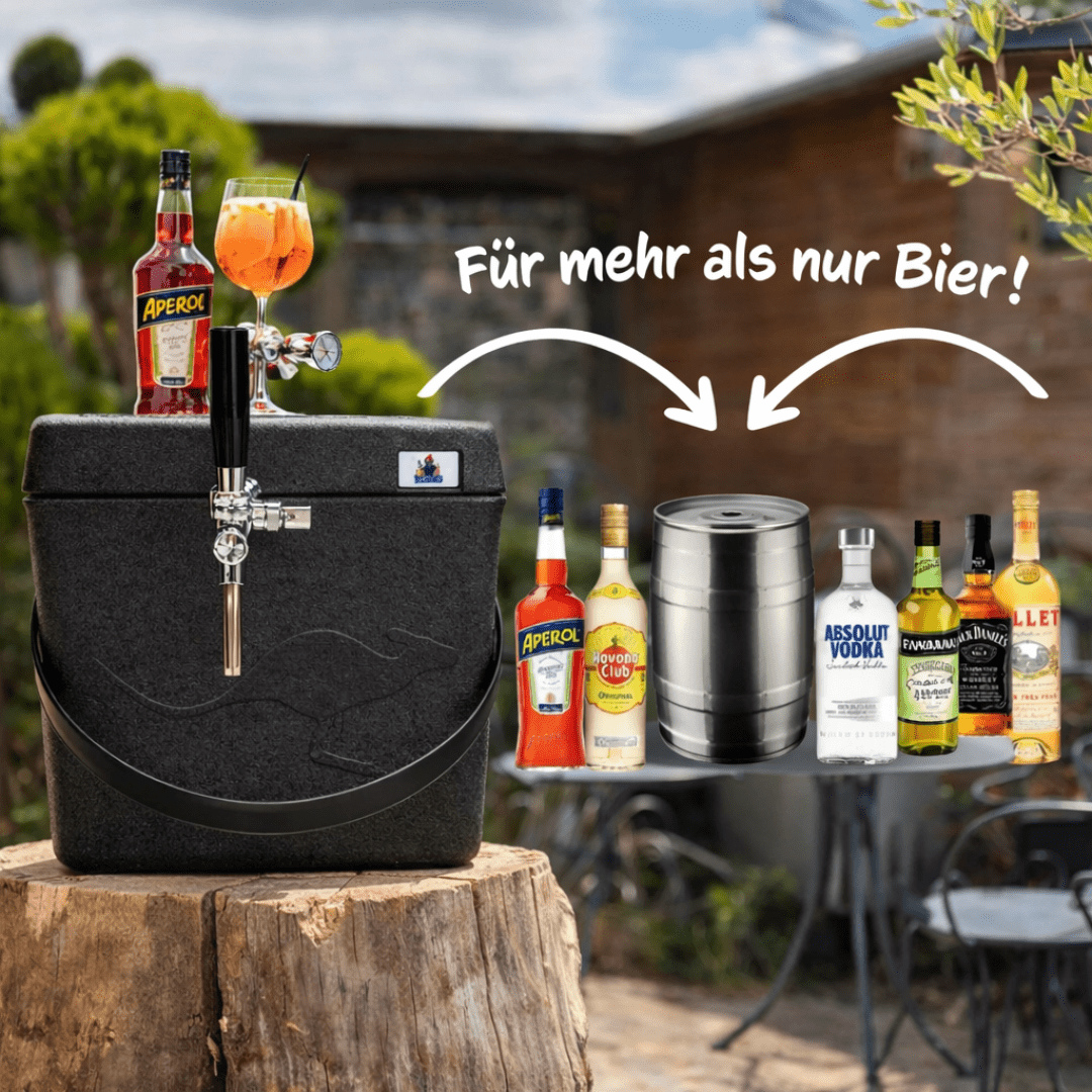 Mobile Zapfanlage 5L Pink – Festival Fass Zapfsystem - FestivalStuff
