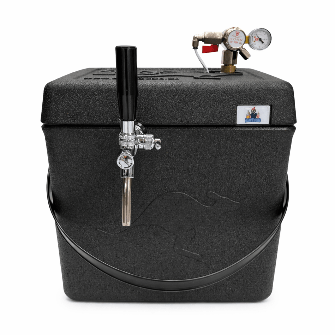 Mobile Zapfanlage 5L Schwarz – Festival Fass Zapfsystem - FestivalStuff