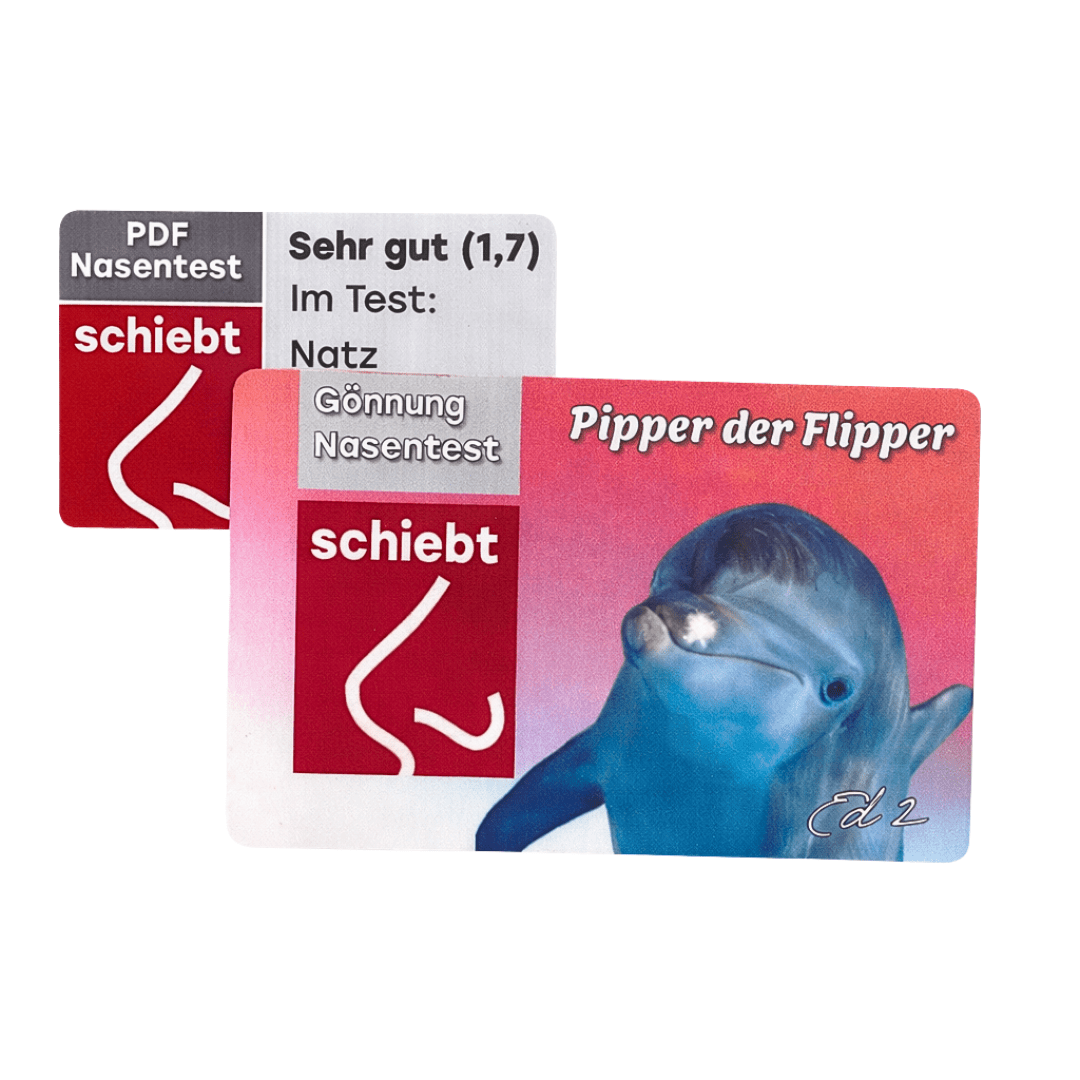 Nasentest Hackkarte Pipper der Flipper - FestivalStuff