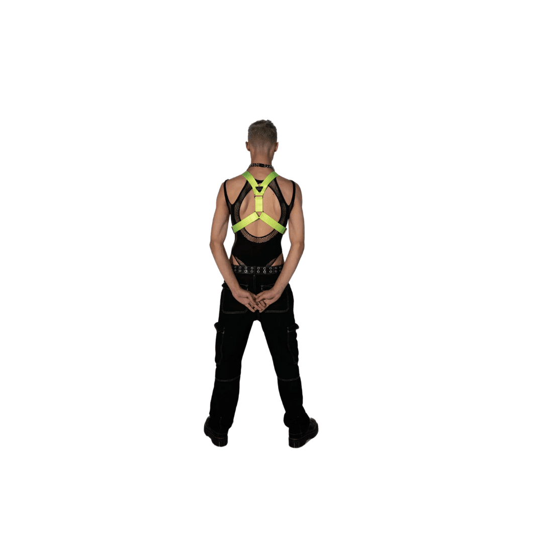 NDMAxGINA Alicia Harness - Lime Green - FestivalStuff