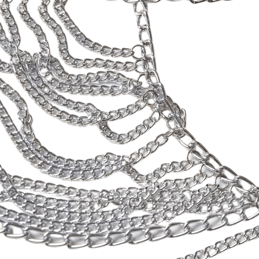 Neckholder - Top aus Ketten - FestivalStuff