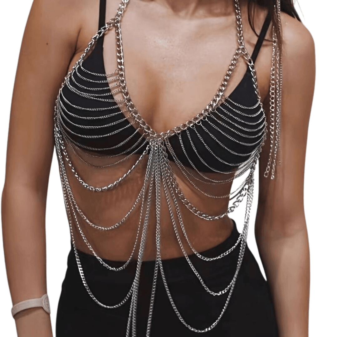 Neckholder - Top aus Ketten - FestivalStuff