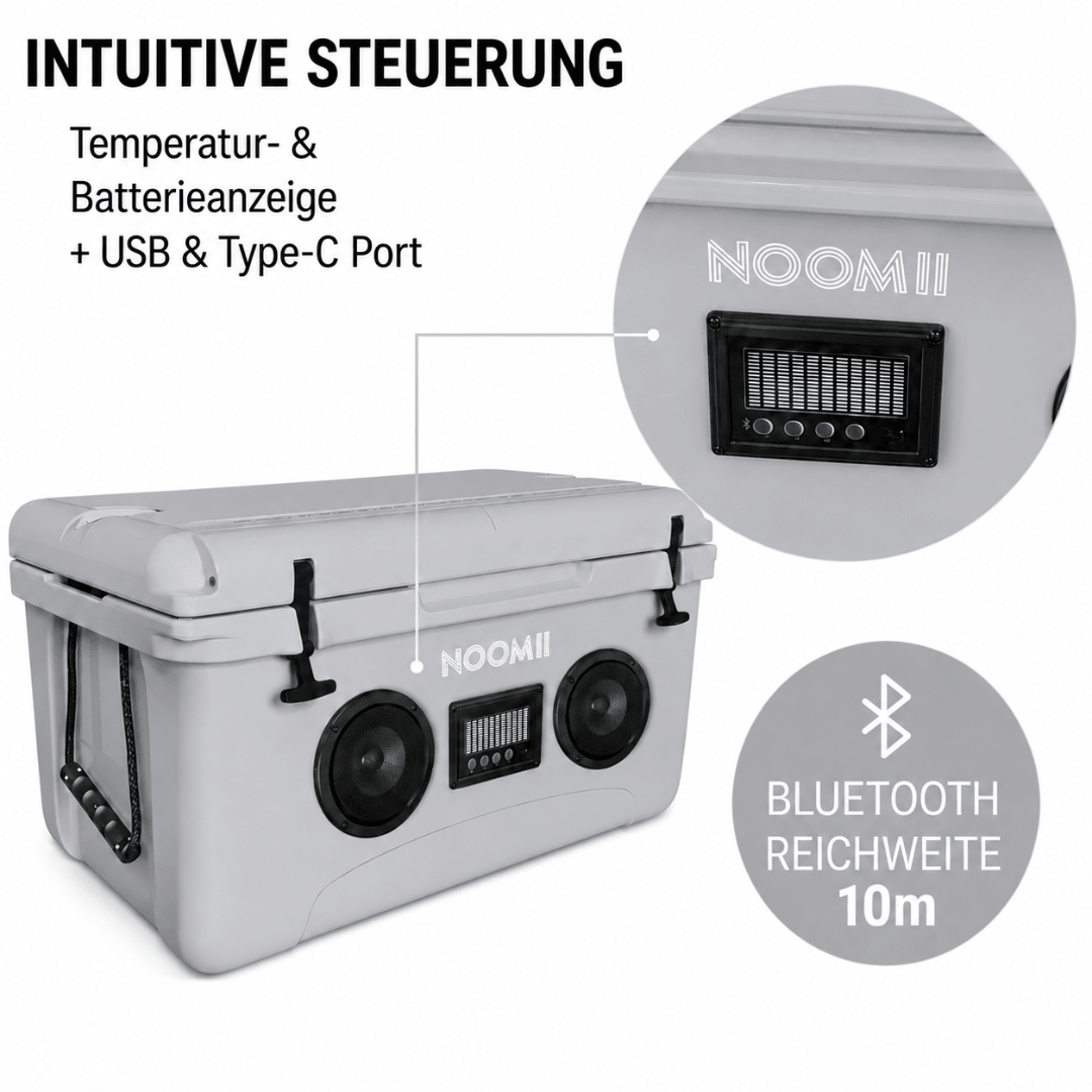 NooMii ColdBeats 65 Hellgrau - FestivalStuff