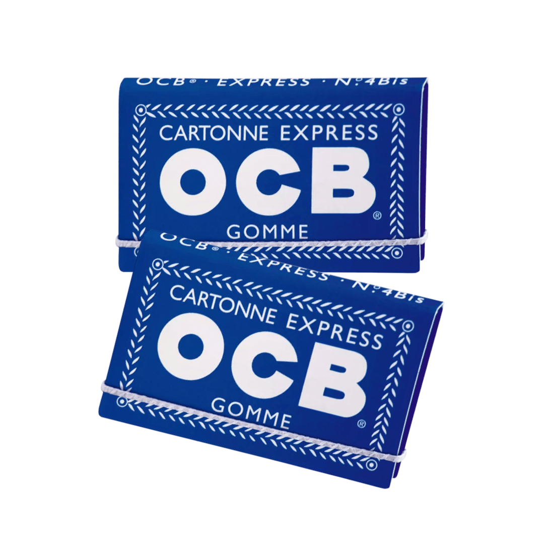 OCB Blau No. 4 Cartonne Express Gomme 2er Pack - FestivalStuff