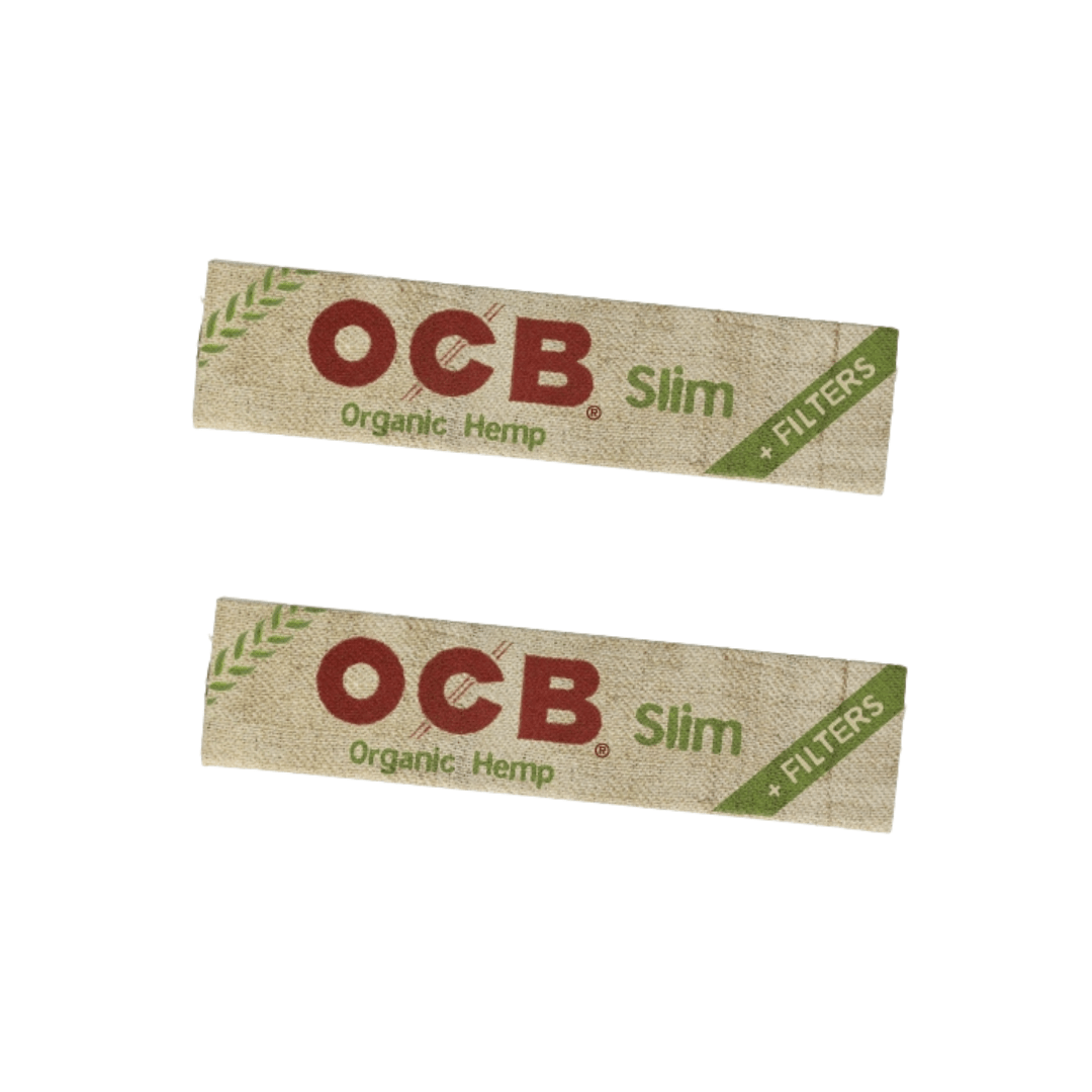OCB Organic Hemp Slim+Tips 2er Pack - FestivalStuff