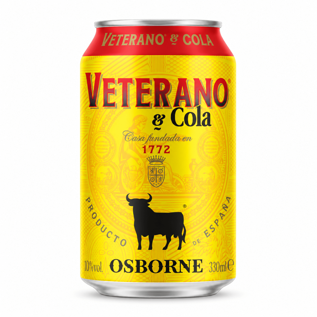 Osborne Veterano & Cola Ready to Drink 12 × 0,33 l - FestivalStuff