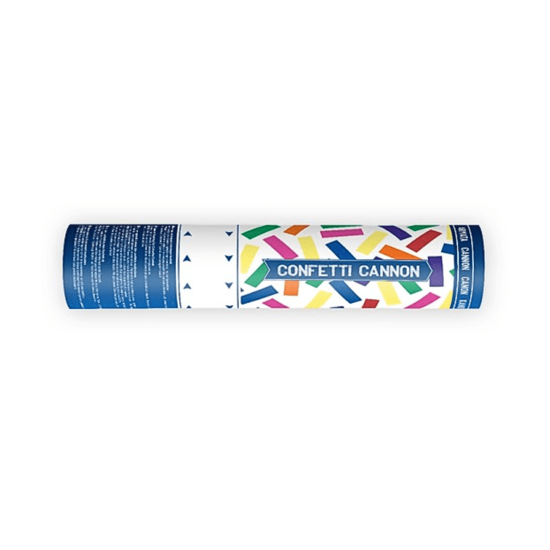 Party Popper Paper multicolour Konfetti 20cm - FestivalStuff