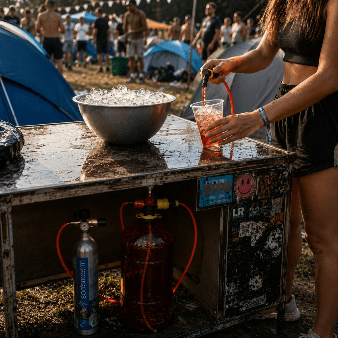 Party Tap 4L Festival Zapfanlage – Getränkefass Komplettset - FestivalStuff