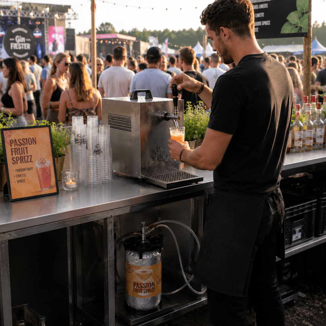 Passion Fruit Sprizz 20L Key Keg Cocktail Fass - FestivalStuff