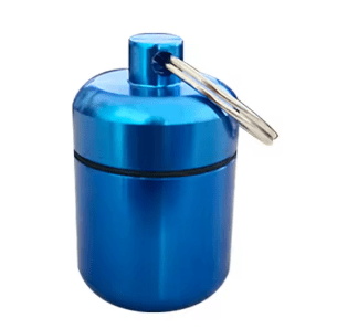 Pillenbox Schlüsselanhänger Aluminium - FestivalStuff