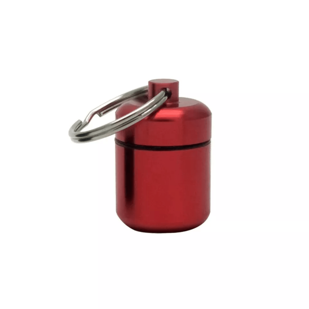 Pillenbox Schlüsselanhänger Aluminium - FestivalStuff
