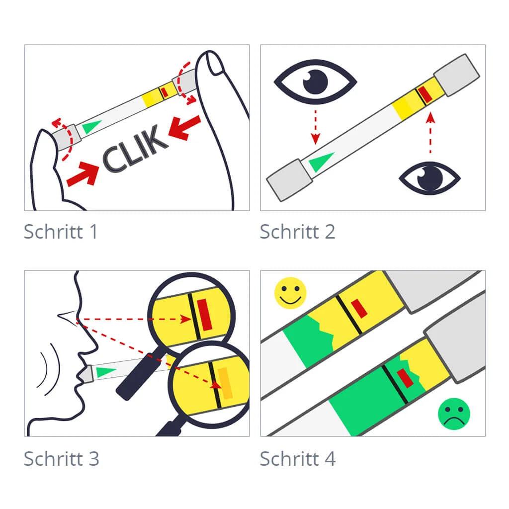 Einweg Atem Alkoholtester - FestivalStuff