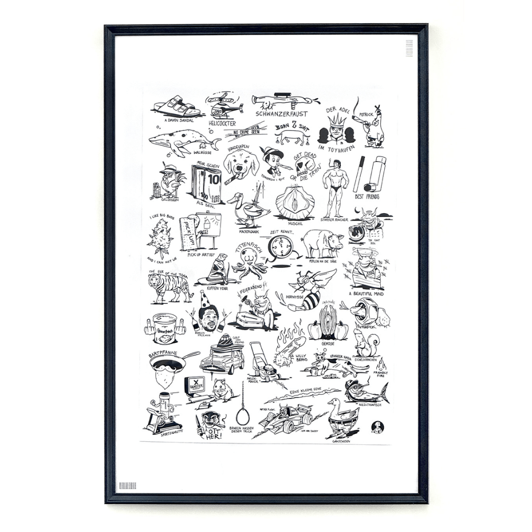 Poster Junkie Tattoos - FestivalStuff