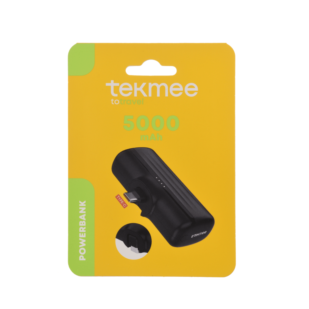 Powerbank 5000 mAh Type - C Plug - In - FestivalStuff