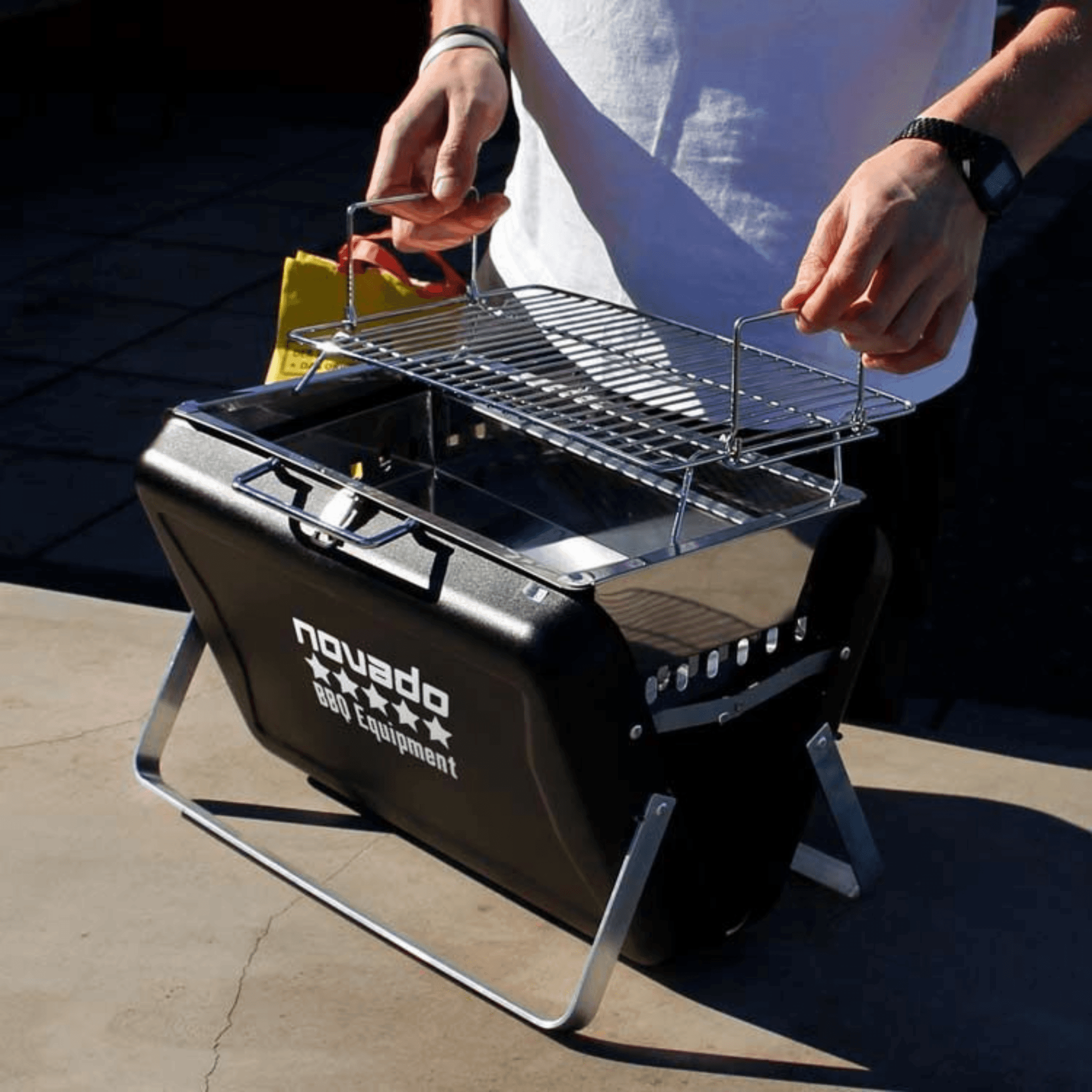 Premium Holzkohle Tisch - Grill - FestivalStuff