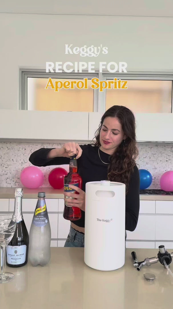 Video laden: Keggo 4L Schwarz – Mobiles Cocktail- &amp; Spritzfass