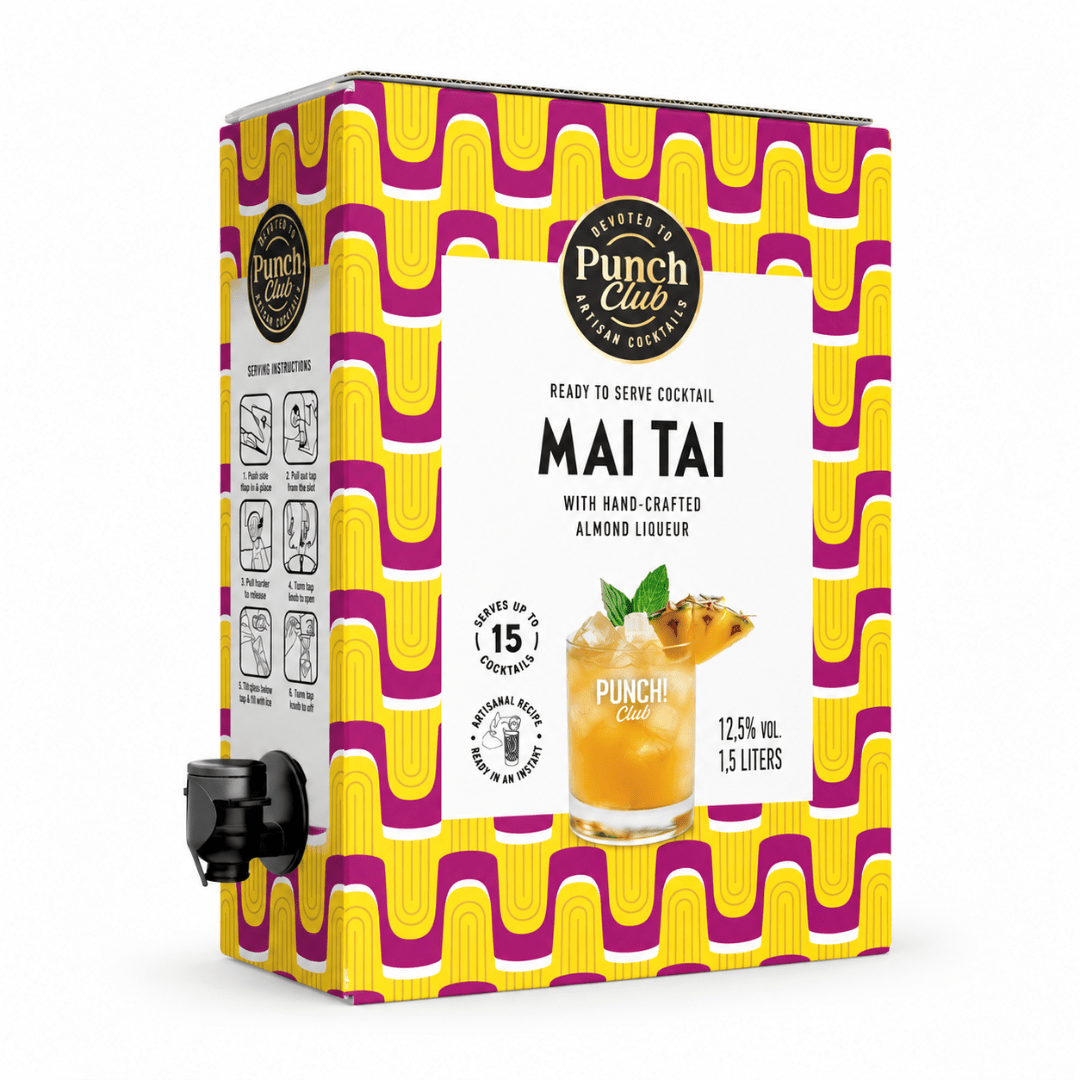 Punch Club Mai Tai Cocktail Bag in Box 1,5 l - FestivalStuff