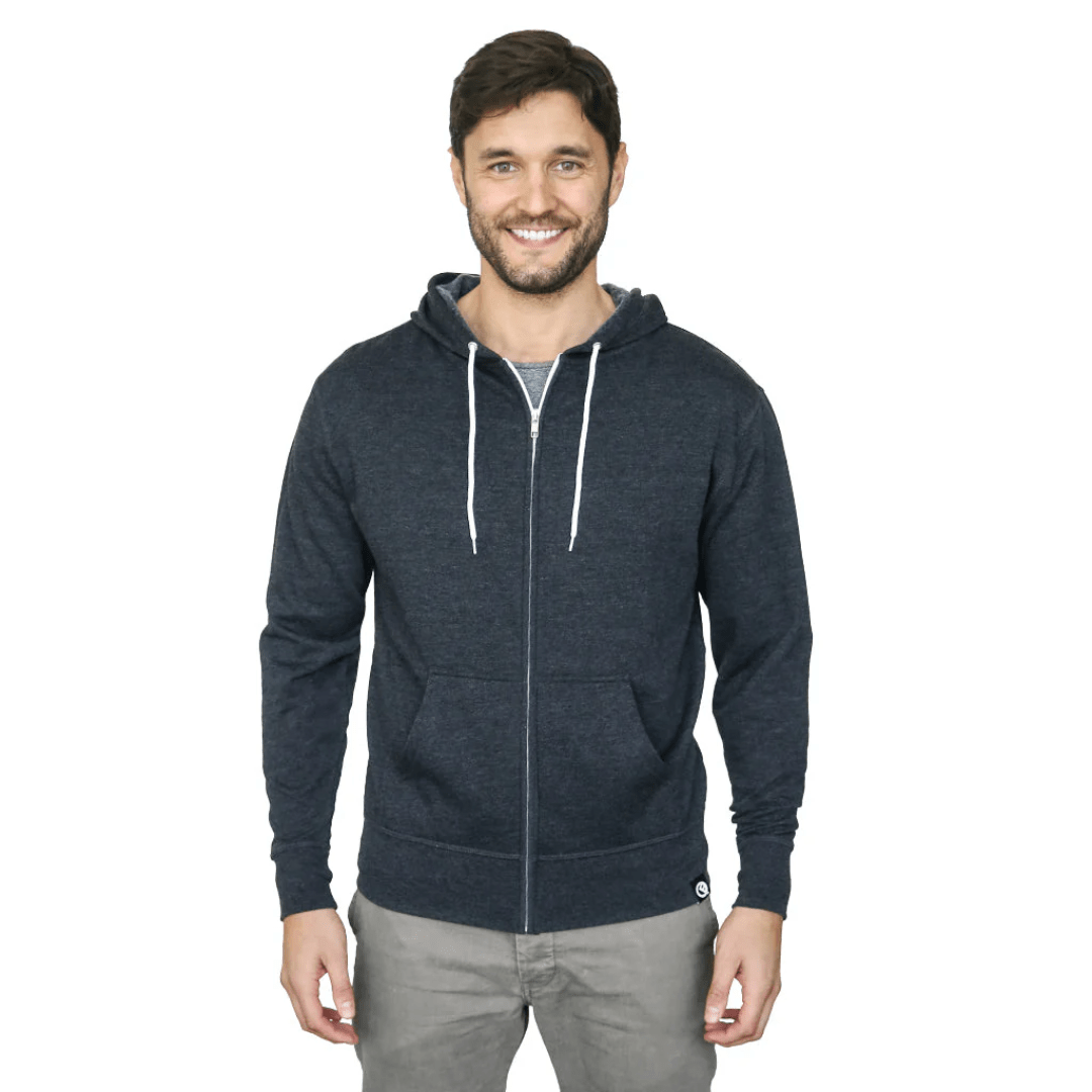 Quikflip Zip Hoodie Dunkelgrau - FestivalStuff