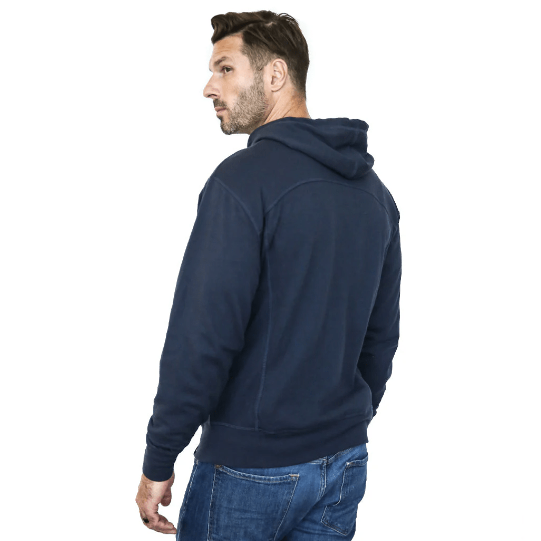 Quikflip Zip Hoodie Navy - FestivalStuff