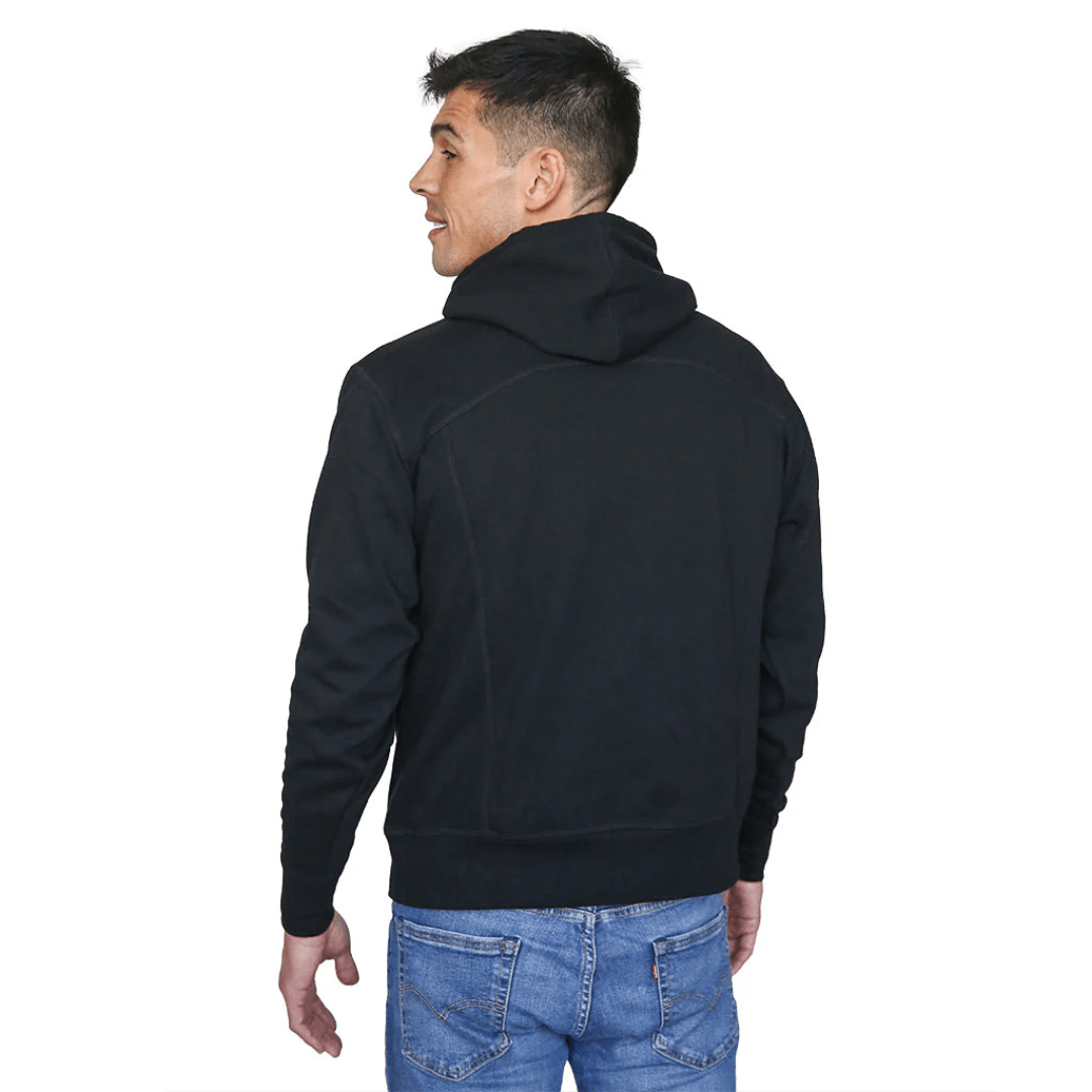 Quikflip Zip Hoodie Schwarz - FestivalStuff