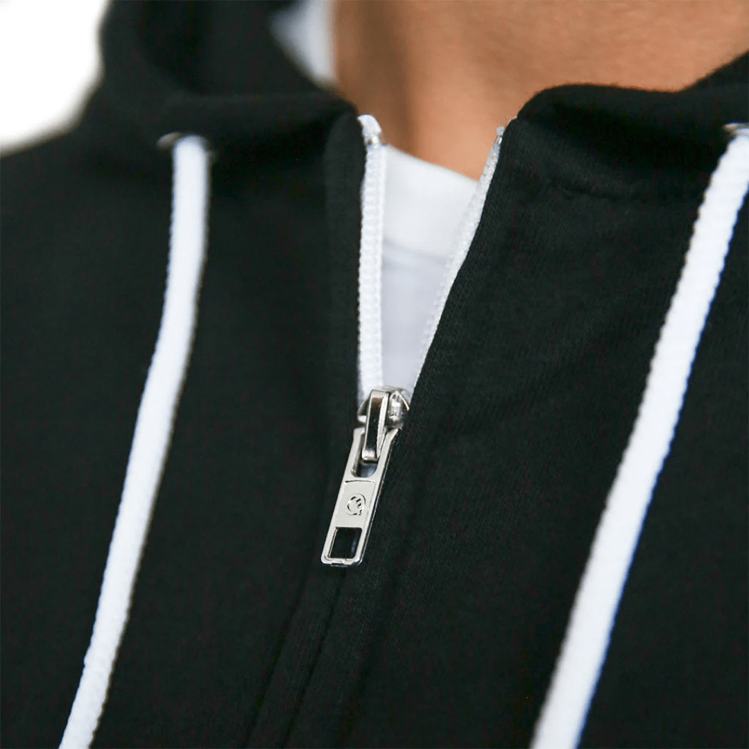 Quikflip Zip Hoodie Schwarz - FestivalStuff