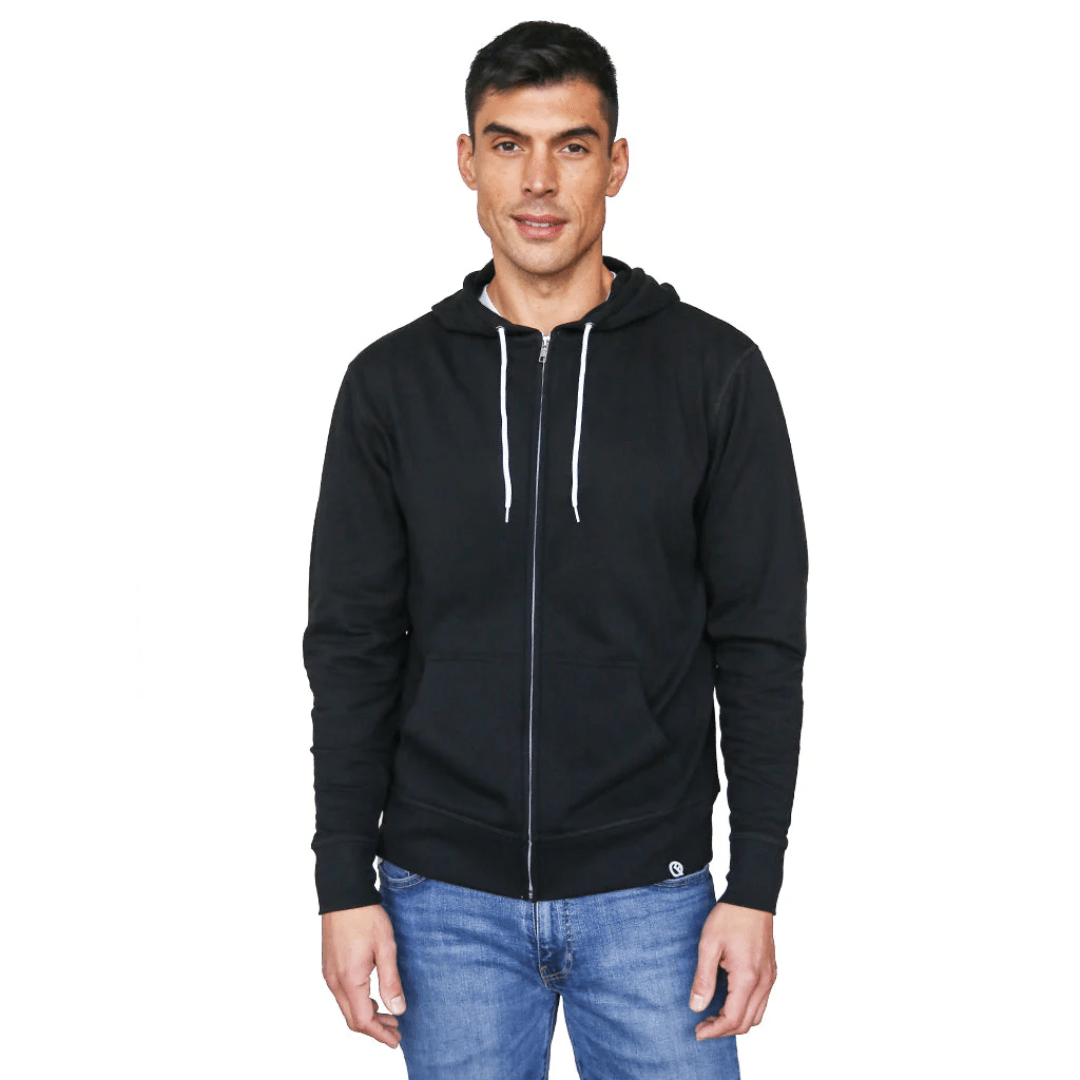 Quikflip Zip Hoodie Schwarz - FestivalStuff