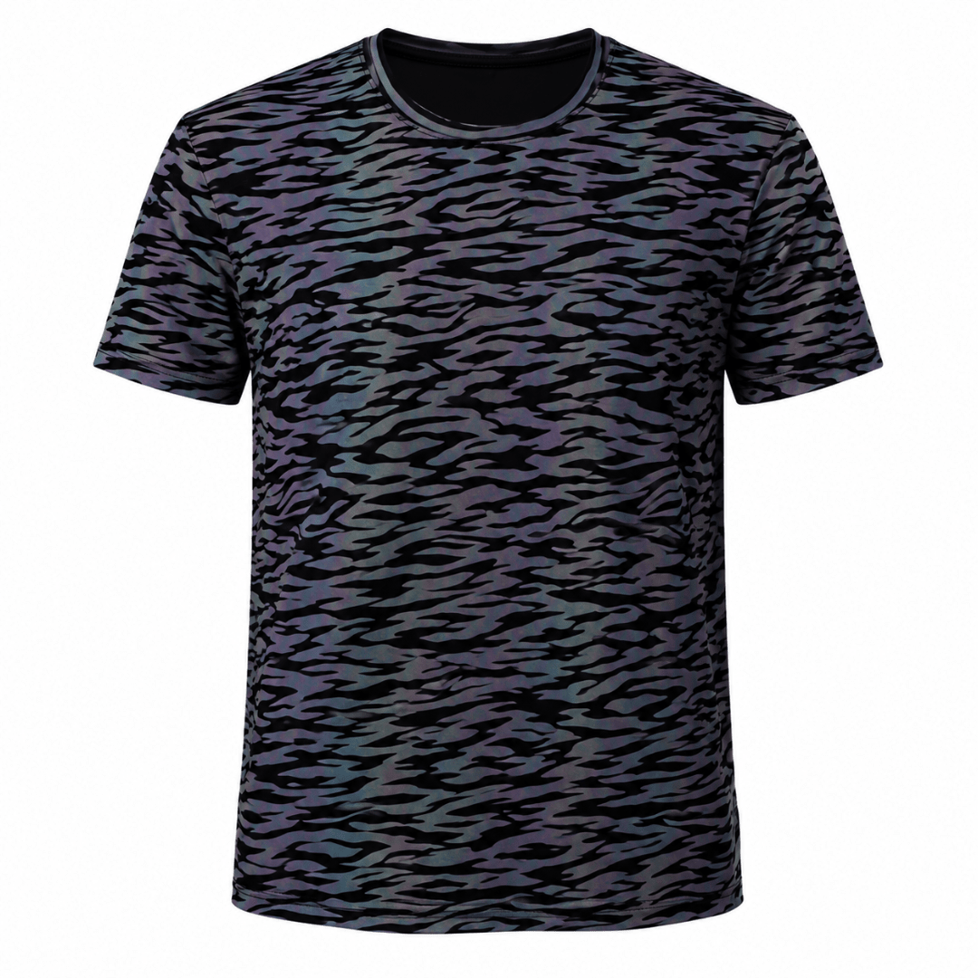 Reflektierendes T-Shirt Midnight Zebra - FestivalStuff
