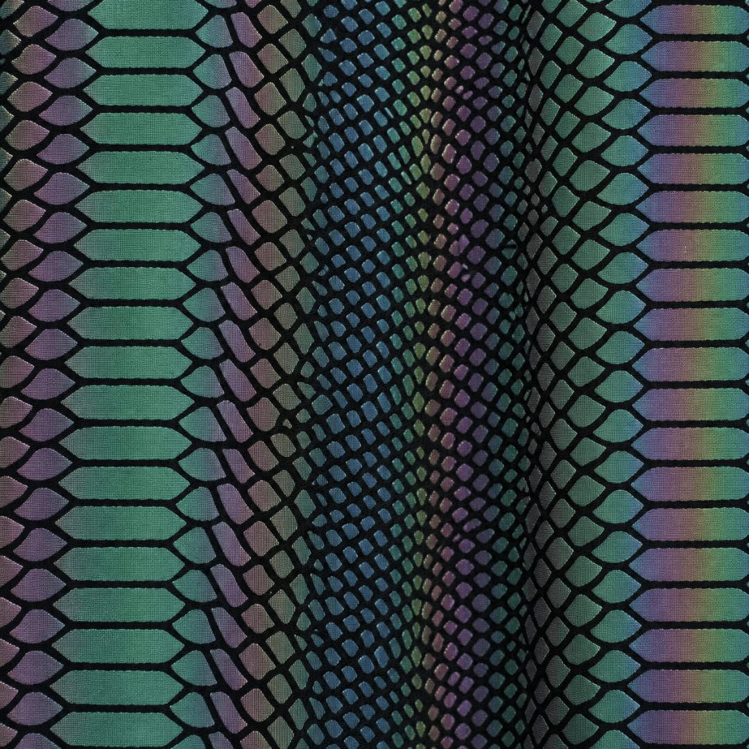 Reflektierendes T-Shirt Neon Snake - FestivalStuff
