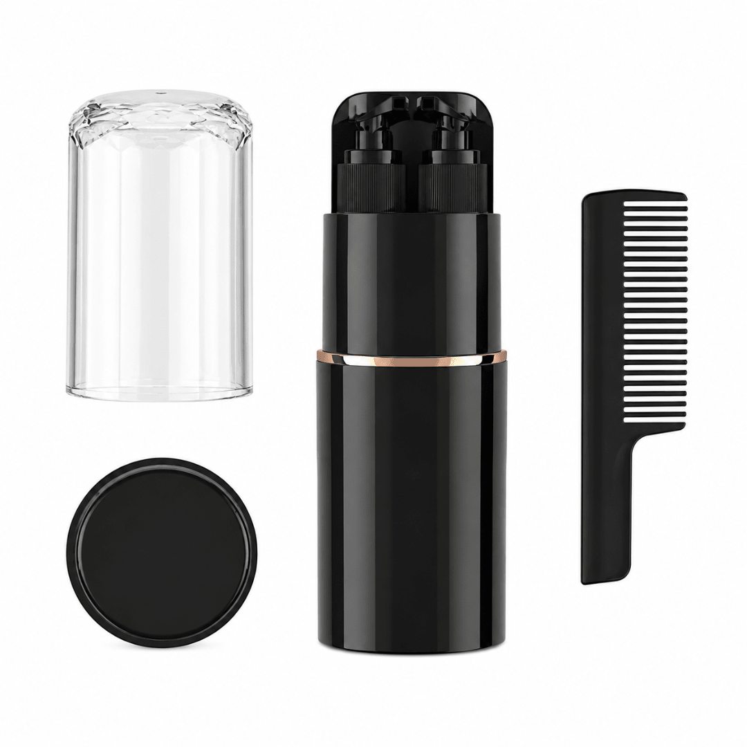 Reise Kulturbeutel Schwarz – 5-teiliges Hygiene Set - FestivalStuff