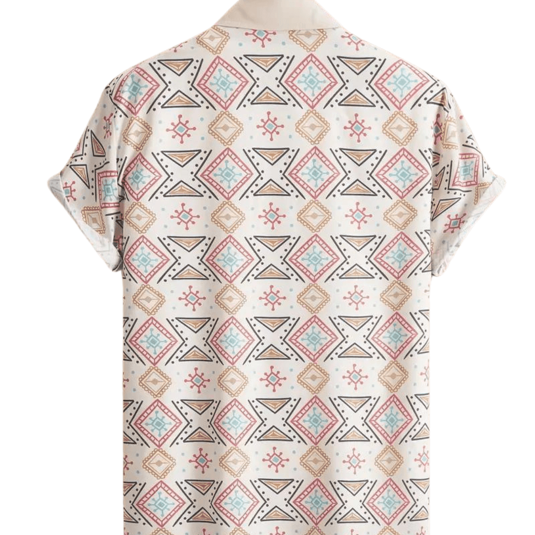 Retro Boho Hemd Herren 2 - FestivalStuff