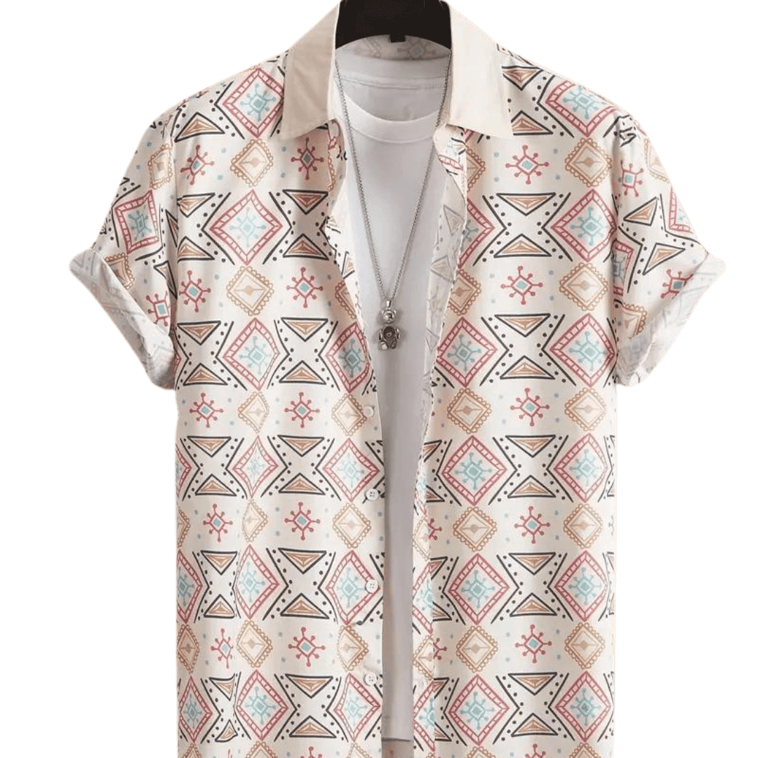 Retro Boho Hemd Herren 2 - FestivalStuff