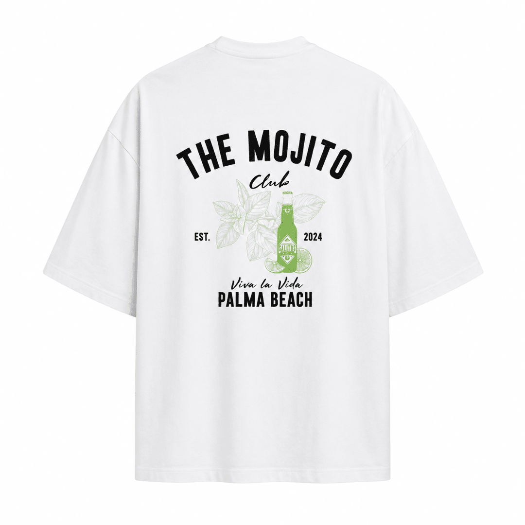SALITOS Mojito Club Oversize Shirt Weiß - FestivalStuff
